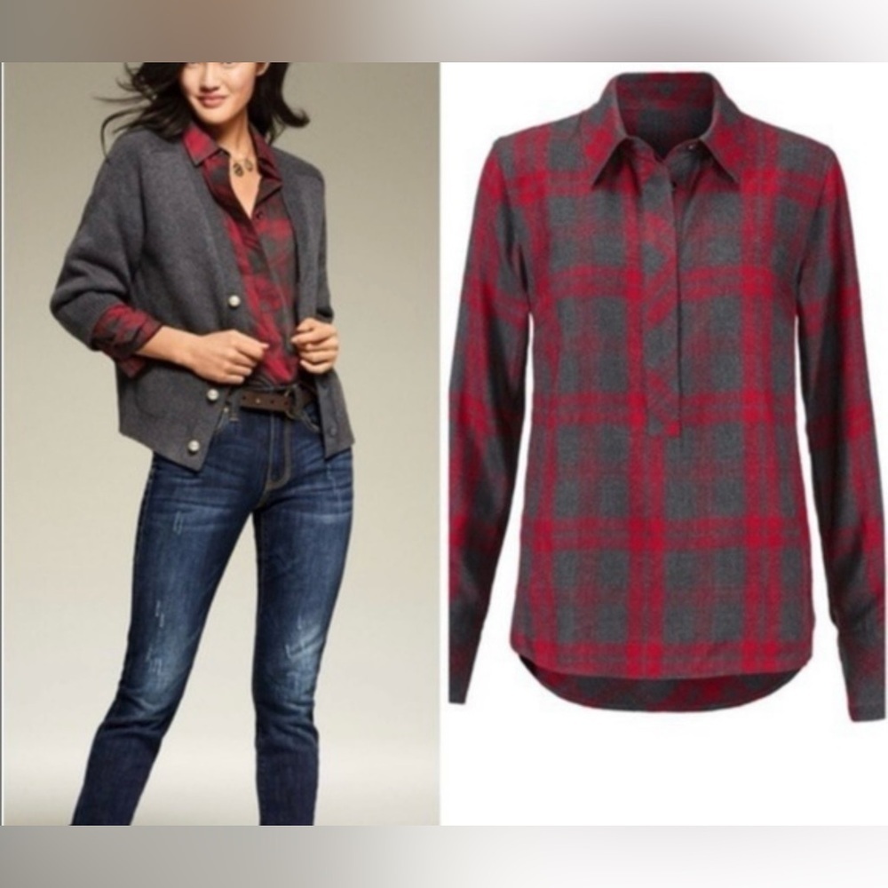 CAbi Cunnningham Paid‎ Popover Top #3587 Size M